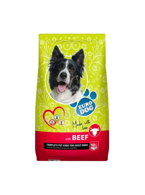 EURO DOG SZÁRAZ TÁP 10KG MARHA 