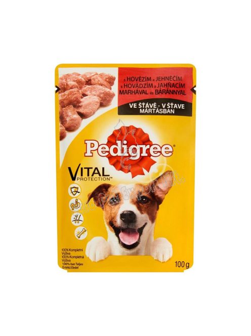 PEDIGREE DOG POUCH  100G MARHA-BÁRÁNY