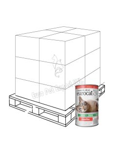   EURO CAT Macskaeledel konzerv Marhás 415g (RAKLAPOS 1x1872db)