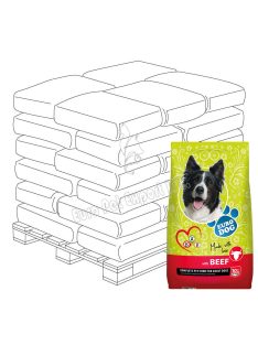 EURO DOG SZÁRAZ TÁP 10KG MARHA (RAKLAPOS 1X70 DB)