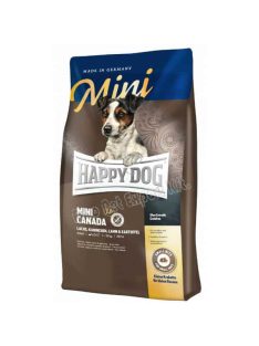   Happy Dog Mini Canada - Lazac, nyúl és bárány burgonyával 1kg