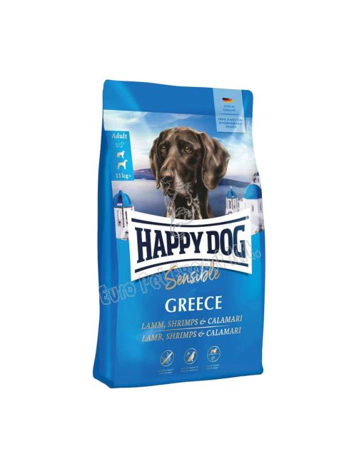 Happy Dog Sensible Greece – Bárány, garnélarák és tintahal 11kg