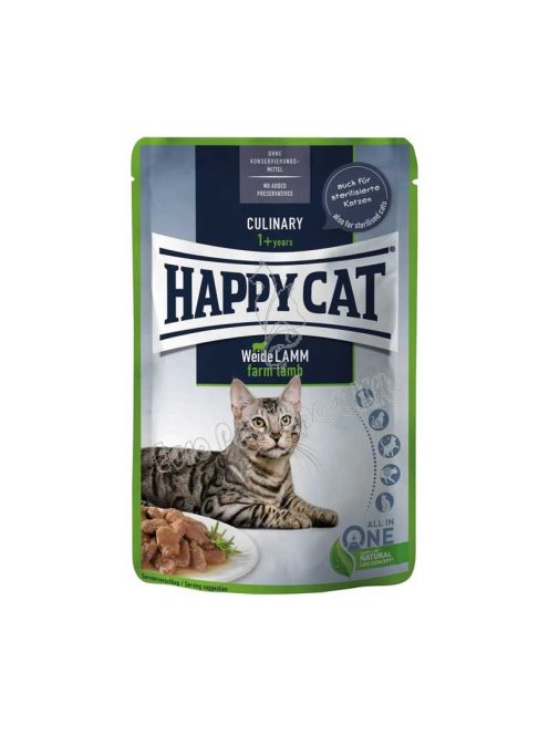 Happy Cat Culinary Bárány alutasakos macskaeledel 85g