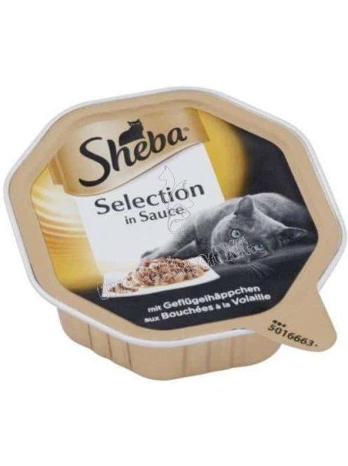 Sheba Selection Alutálcás - Szárnyas szószban 85g