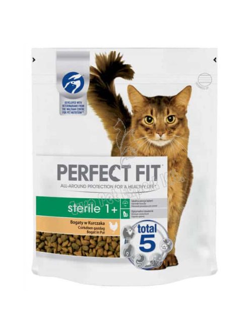 PERFECT FIT Sterile száraztáp csirkehússal felnőtt macskák számára 750g