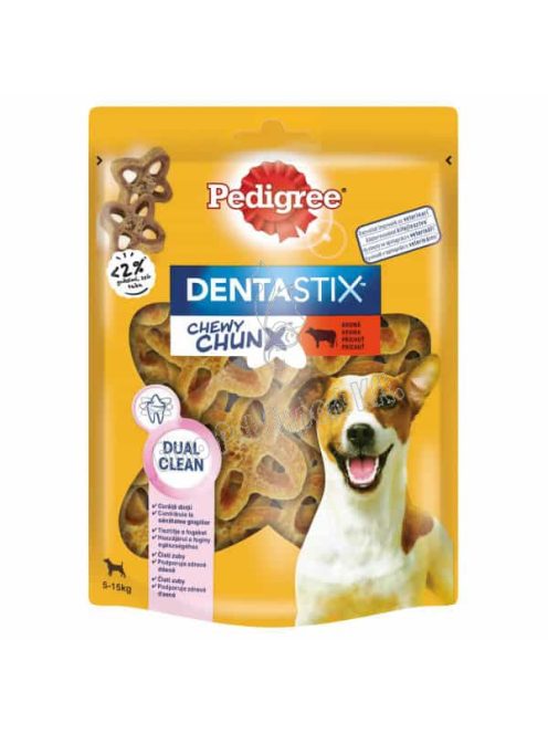 Pedigree DentaStix Chewy Chunx jutalomfalat kis testű kutyák számára marha ízben 68g