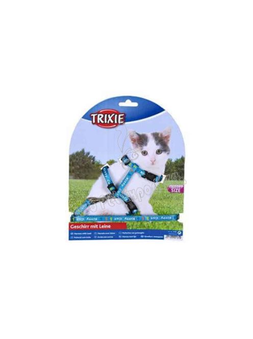 TRIXIE KITTEN HÁM+PÓRÁZ TÜRKIZ  21-33CM 1,2M #4181