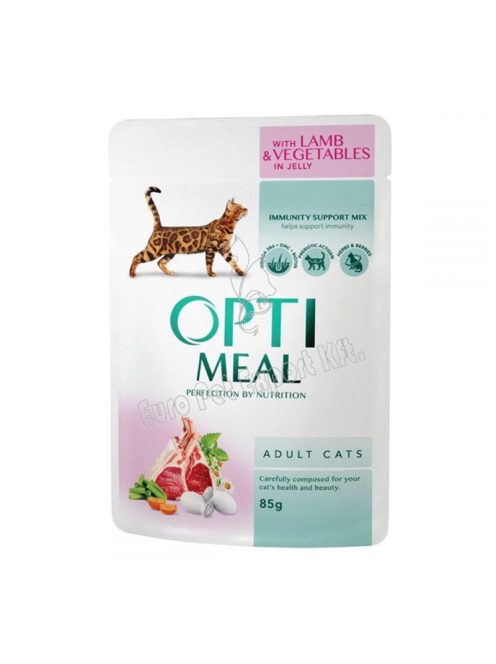 xOPTIMEAL CAT POUCH 85G BÁRÁNY