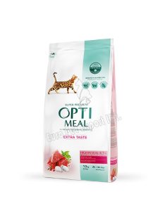 xOPTIMEAL CAT DRY EXTRA TASTE 10KG BORJÚ
