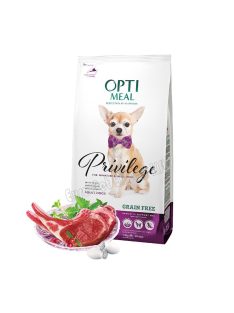 OPTIMEAL DOG DRY PRIV MINI 1,5KG GFREE BÁRÁNY 