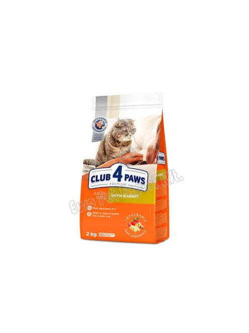 CLUB 4 PAWS PREMIUM CAT SZÁRAZ 2KG NYÚL