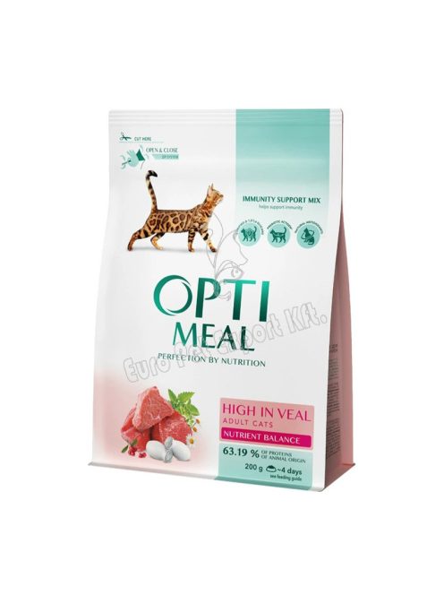 xOPTIMEAL CAT DRY EXTRA TASTE 200G BORJÚ