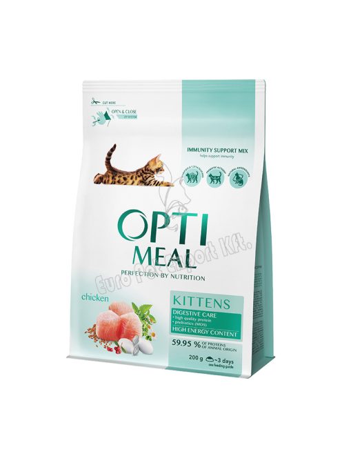 xOPTIMEAL CAT DRY KITTEN 200G CSIRKE