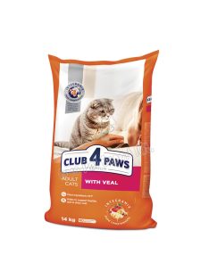 CLUB4PAWS CAT DRY BORJÚ 14KG (11+3) 