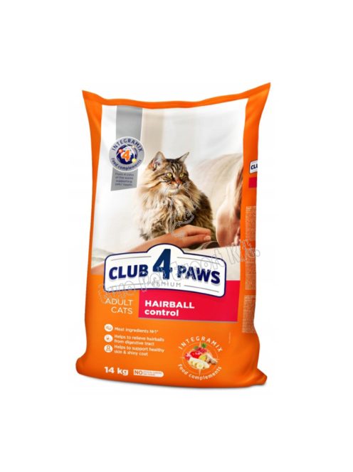 CLUB4PAWS CAT DRY HAIRBALL CSIRKE 14KG (11+3) 