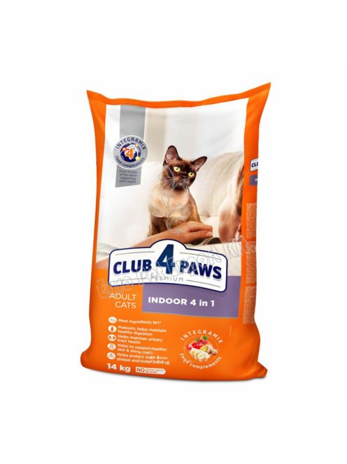 CLUB4PAWS CAT DRY INDOOR CSIRKE 14KG (11+3)