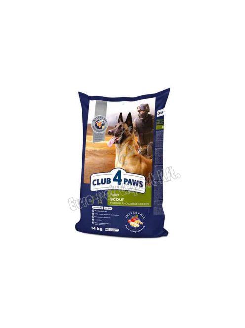 CLUB 4 PAWS PREM DOG SZÁRAZ MUNKA 14KG MEDIUM LARGE