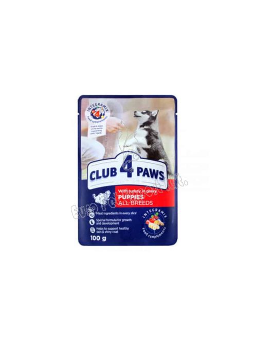 CLUB 4 PAWS PREMIUM DOG KÖLYÖK 100G PULYKA