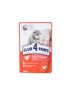 CLUB4PAWS CAT POUCH 100G PULYKA jelly