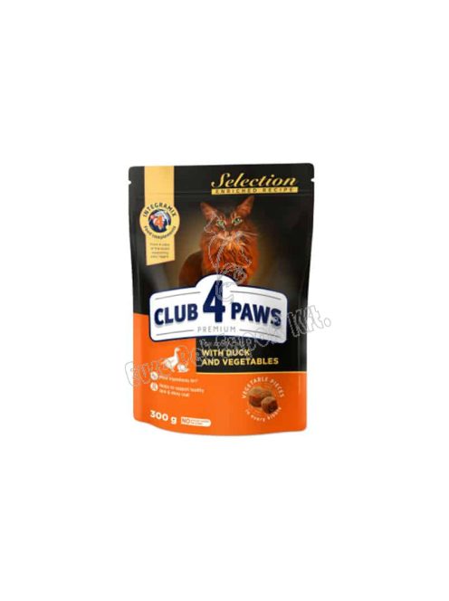 CLUB 4 PAWS PREMIUM  CAT 300G KACSA+ZÖLDSÉG