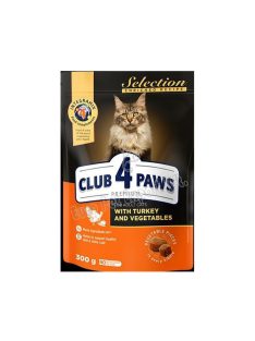 CLUB4PAWS CAT DRY SELECT PULYKA 300G ZÖLDSÉGGEL