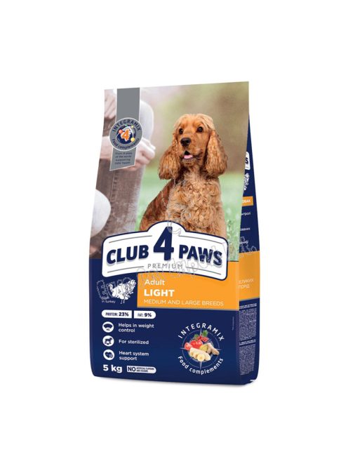 CLUB4PAWS DOG DRY MEDIUM-LARGE 5KG  PULYKA (23/9)