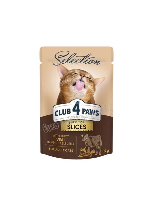 xCLUB4PAWS CAT POUCH SELECT SLICES 80G BORJÚ JELLY