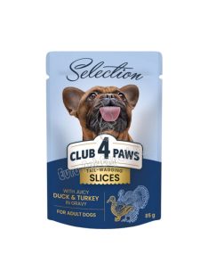 CLUB4PAWS DOG POUCH SELECT SLICES 85G KAC-PULY gravy