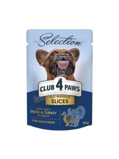 CLUB4PAWS DOG POUCH SELECT SLICES 85G KAC-PULY GRAVY