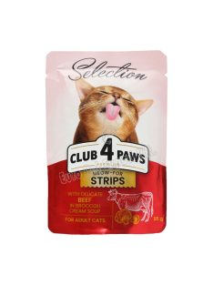 CLUB4PAWS CAT POUCH SELECT STRIPS  85G MARHA SUP