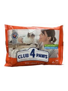 CLUB4PAWS CAT POUCH 4X85G  CSIRK Lazac jelly