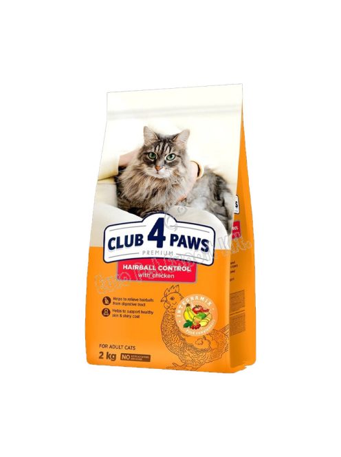 CLUB4PAWS CAT DRY HAIRBALL CSIRKE 2KG