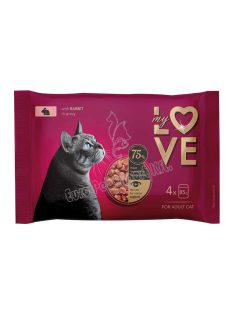 xMY LOVE CAT POUCH 4X85G NYÚL SAUCE