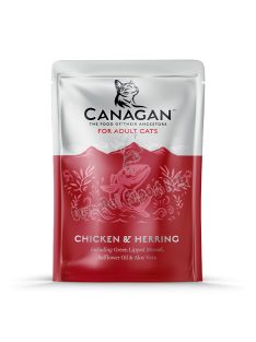 CANAGAN MACSKA POUCH 85G CSIRKE&HERING