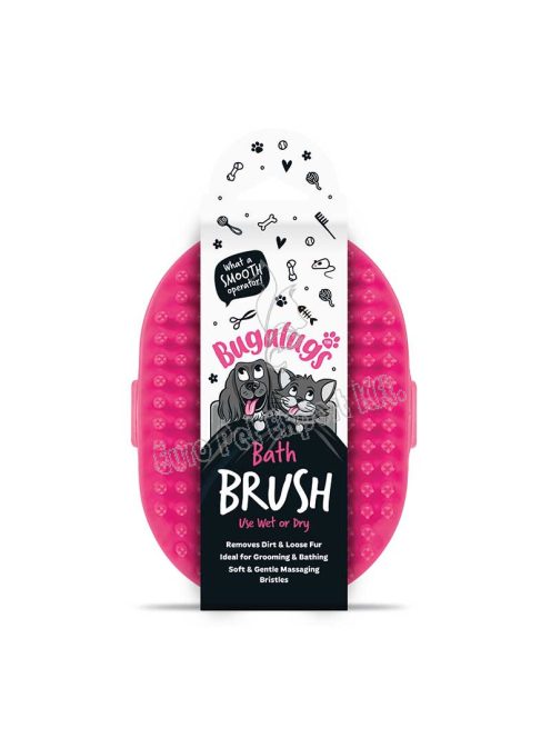 BUGALUGS BATH BRUSH 13CM PINK