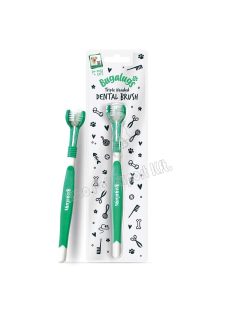 BUGALUGS TRIPLE TOOTHBRUSH 17CM DOGS-CATS
