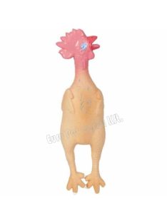 Flamingo Játék latex csirke sípolós 24cm