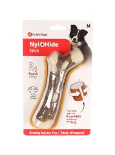   Flamingo Nyl'O'Hide Játék fatörzs (M) - barna 18cm