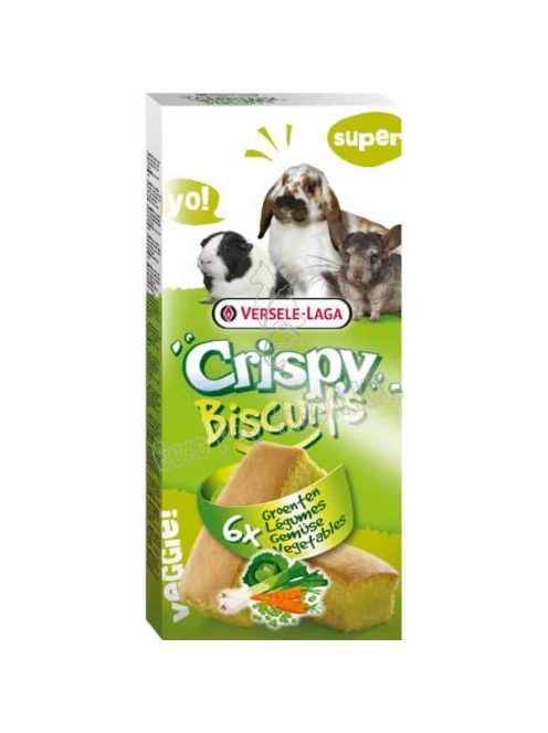 Versele-Laga Crispy Biscuits - zöldséges 70g