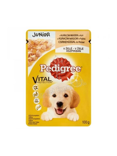 PEDIGREE DOG POUCH JUNIOR 100G CSIRKE