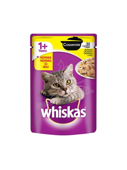 WHISKAS CAT POUCH PURE DELI 85G CSIRKE ASZPIK