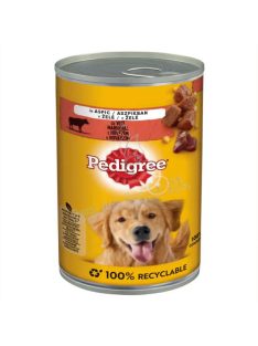   Pedigree konzerv marhahússal aszpikban felnőtt kutyák számára 400g