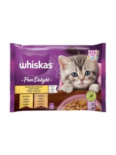 WHISKAS CAT POUCH JUNIOR PURE DELI 4X85G SZÁRNY ASZP