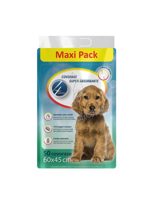 4DOG COVORASE PELENKA 50DB 60X45CM 