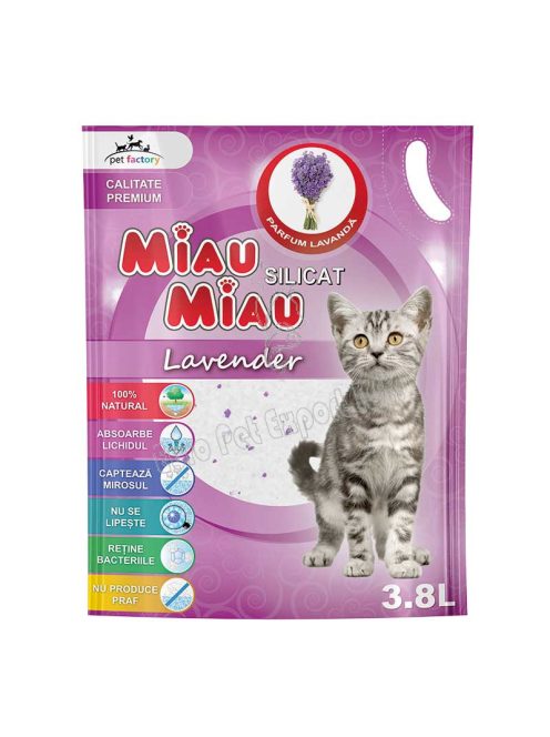 SILICAT ALOM MIAU 3,8L LEVENDULA 