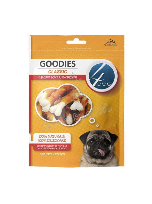 x4DOG CLASSIC CSIRKE CSONT 100G