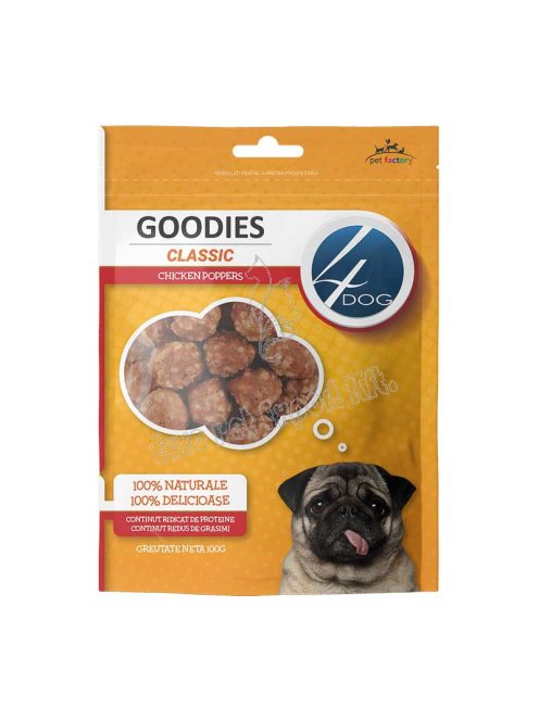 x4DOG CLASSIC CSIRKE POPPERS 100G