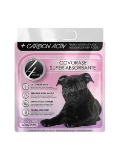 4DOG COVORASE PELENKA 10DB 60X60CM SZÉNNEL