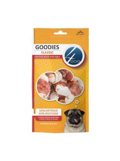 4DOG CLASSIC KACSA CSOMÓZOTT  120G CSONT