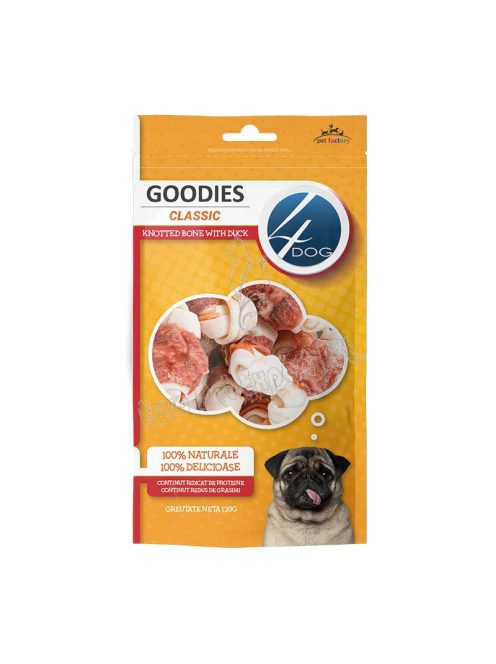 4DOG CLASSIC KACSA CSOMÓZOTT  120G CSONT